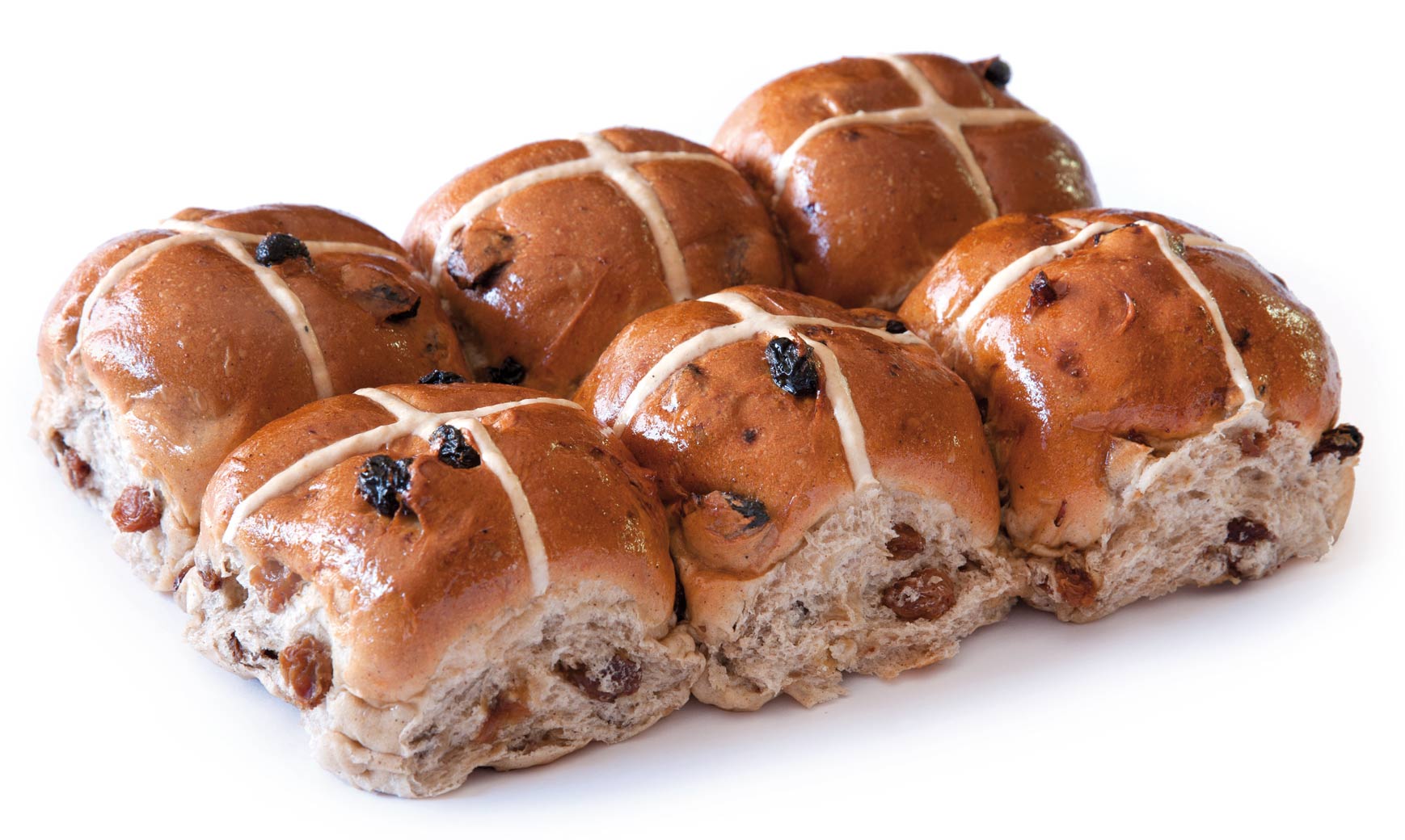 Hot Cross Buns (Bag x 6)