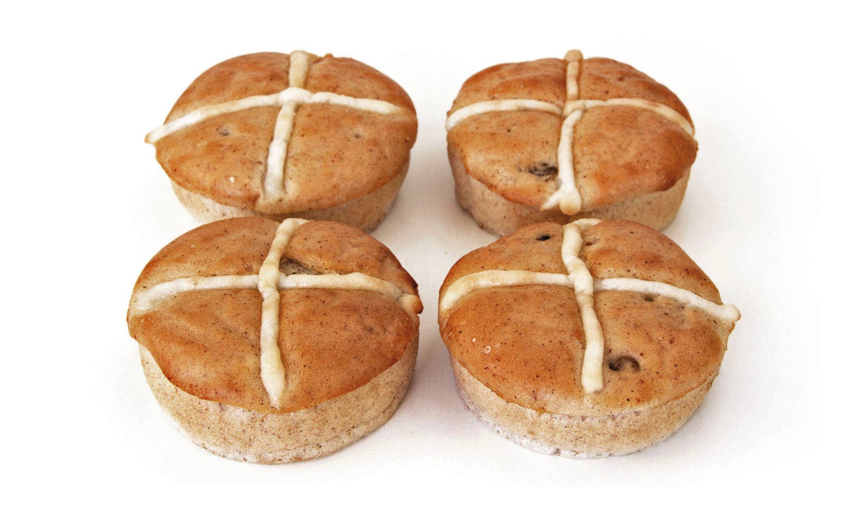 Gluten Free Easter Bun (4 Pack)
